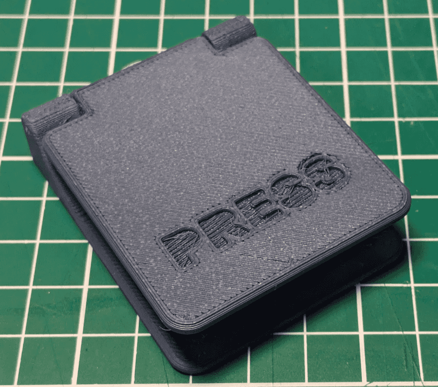 A completed 3d printed paddle switch
